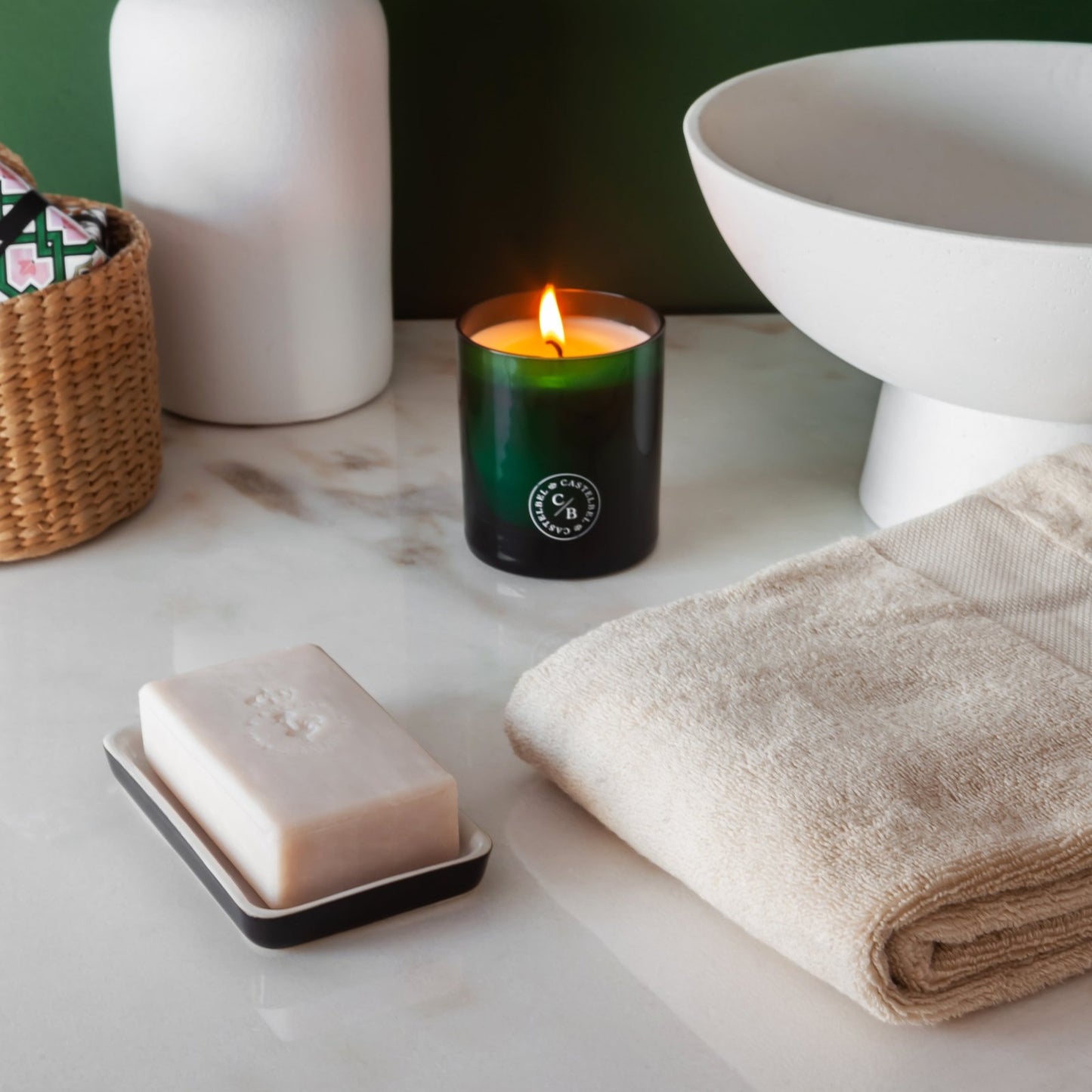 Castelbel-Tiles-Green-Sencha-Kerze