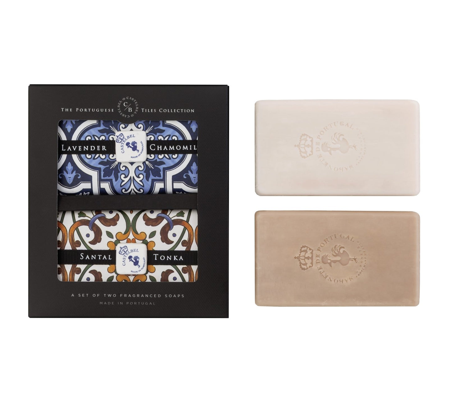 Castelbel-Tiles-Santal-Tonka-Lavender-Chamomile-Seifen-Geschenkset-2x200gr-2