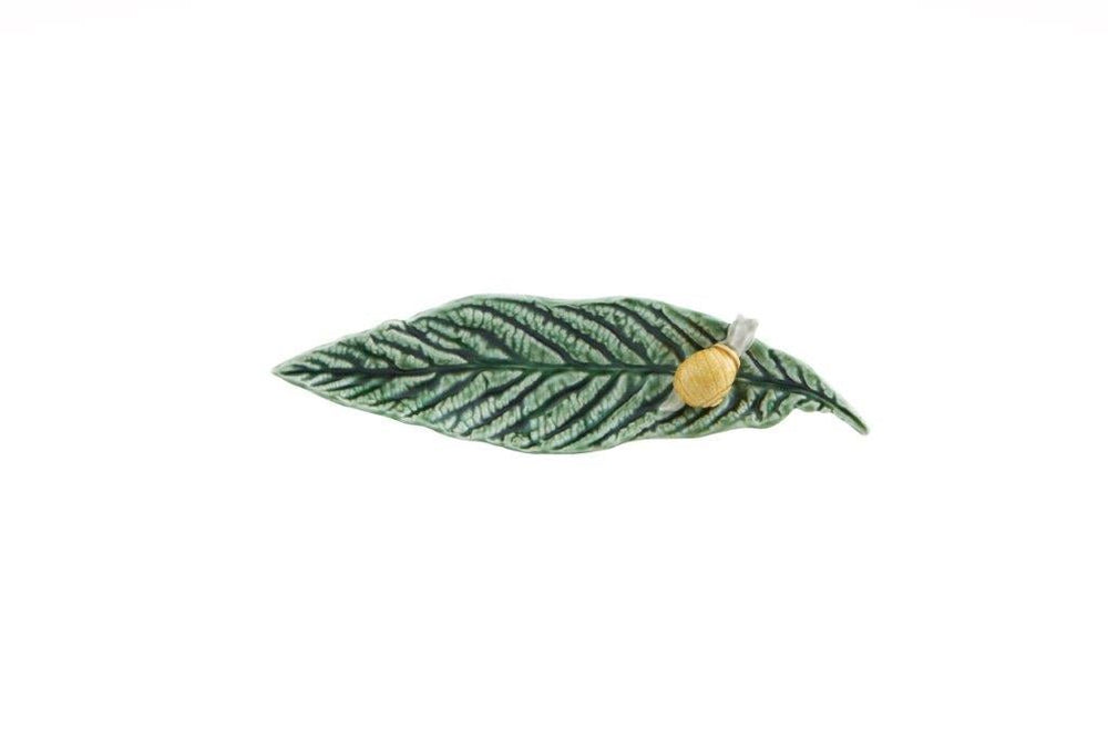bordallo-pinheiro-countryside-leaves-schmales-blatt-mit-kleiner-schnecke